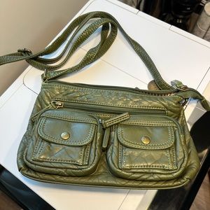 Ampere Army Green Crossbody Purse